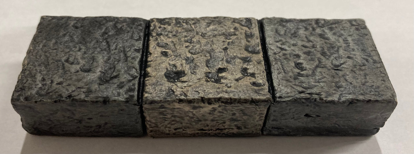 Dungeon/Caste Tile, 1" x 3",  Impacted, 1 Block, Skull