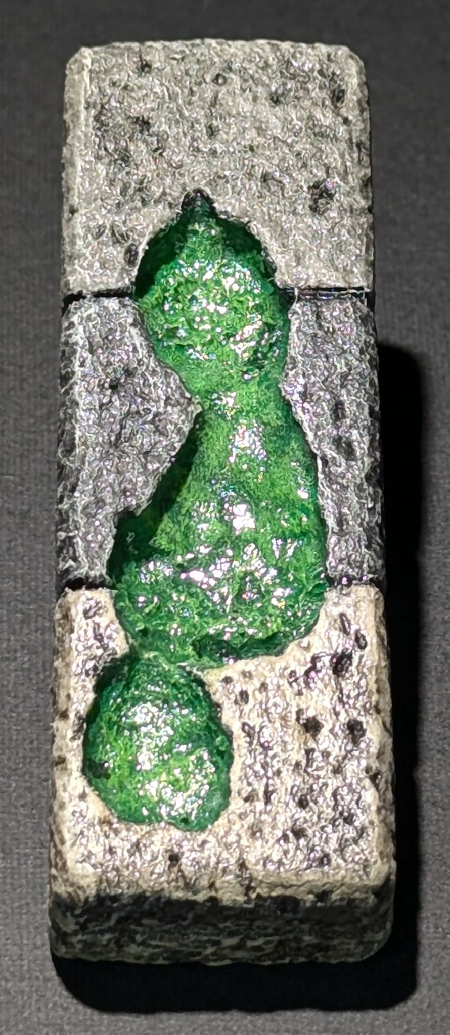 Dungeon/Castle Tile, 1" x 3", Slime, 3 Blocks