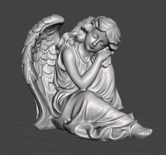 Angel Statue, Sitting