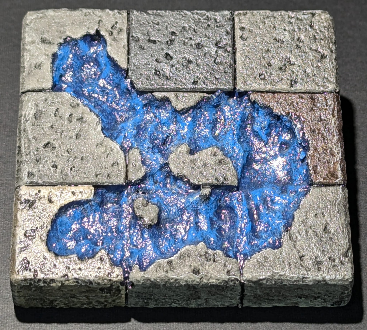 Dungeon/Castle Tile, 3" x 3", Slime, 9 Squares