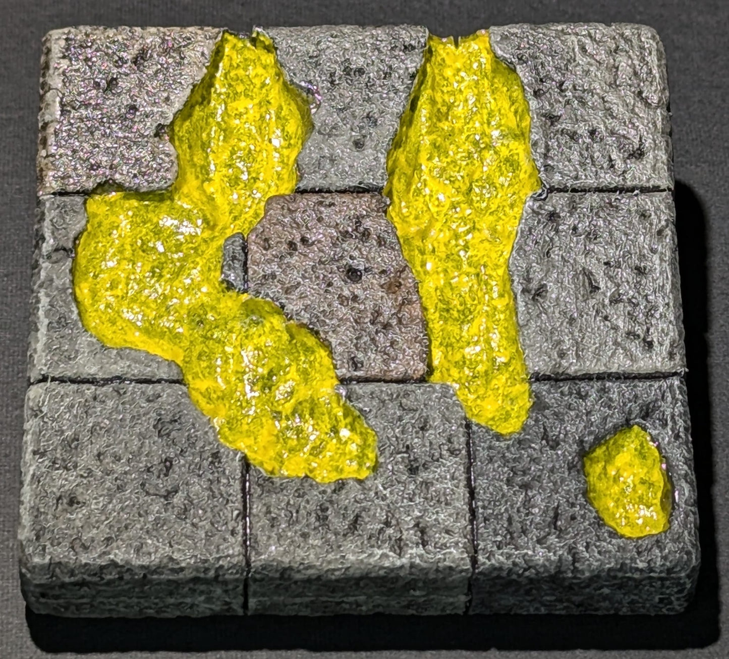 Dungeon/Castle Tile, 3" x 3", Slime, 9 Squares