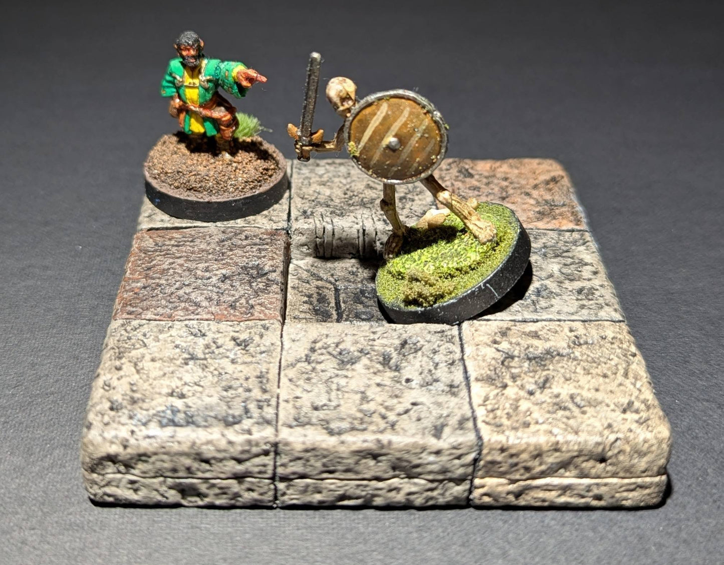 Dungeon/Castle Tile, Pit Trap, 3" x 3", 1 Block