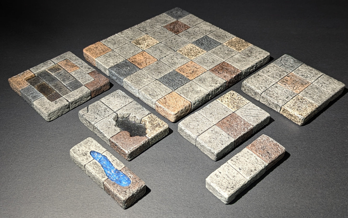 Crypt Set, 7 Dungeon/Castle Tiles