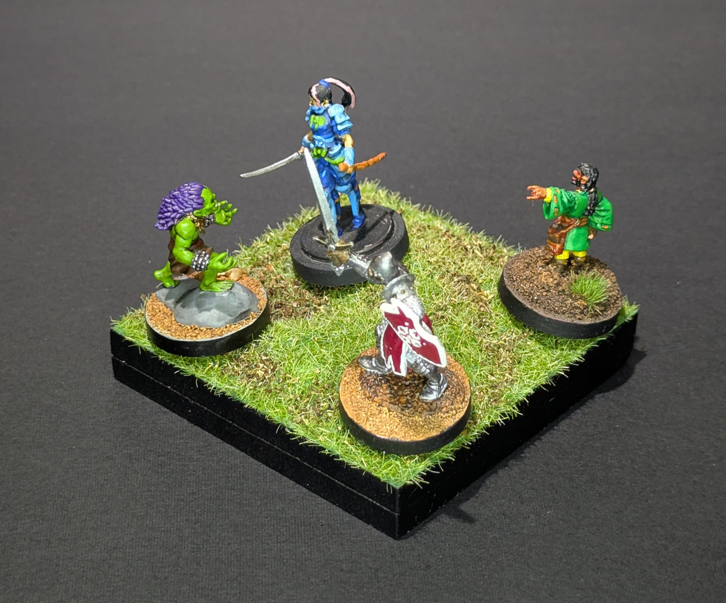 Grass Tile, Rough, 3" x 3", Autumn