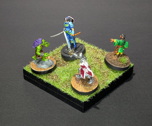 Grass Tile, Rough, 3" x 3", Autumn