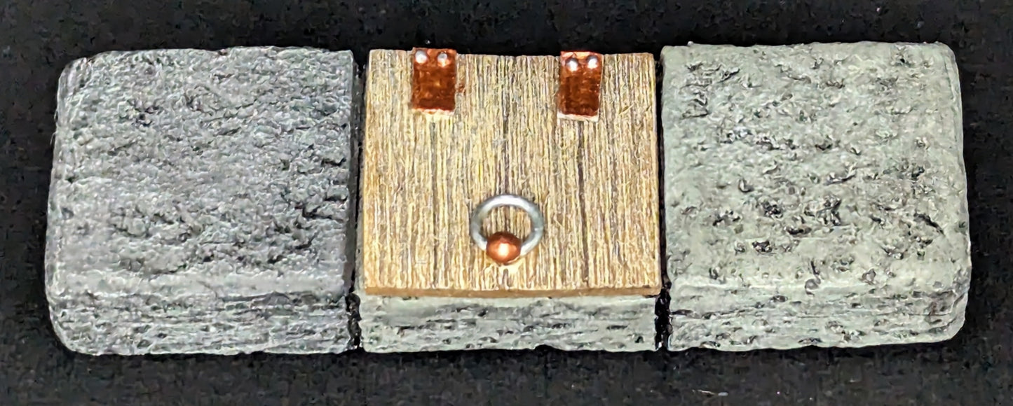 Dungeon/Castle Tile, Trap Door, 1" x 3"