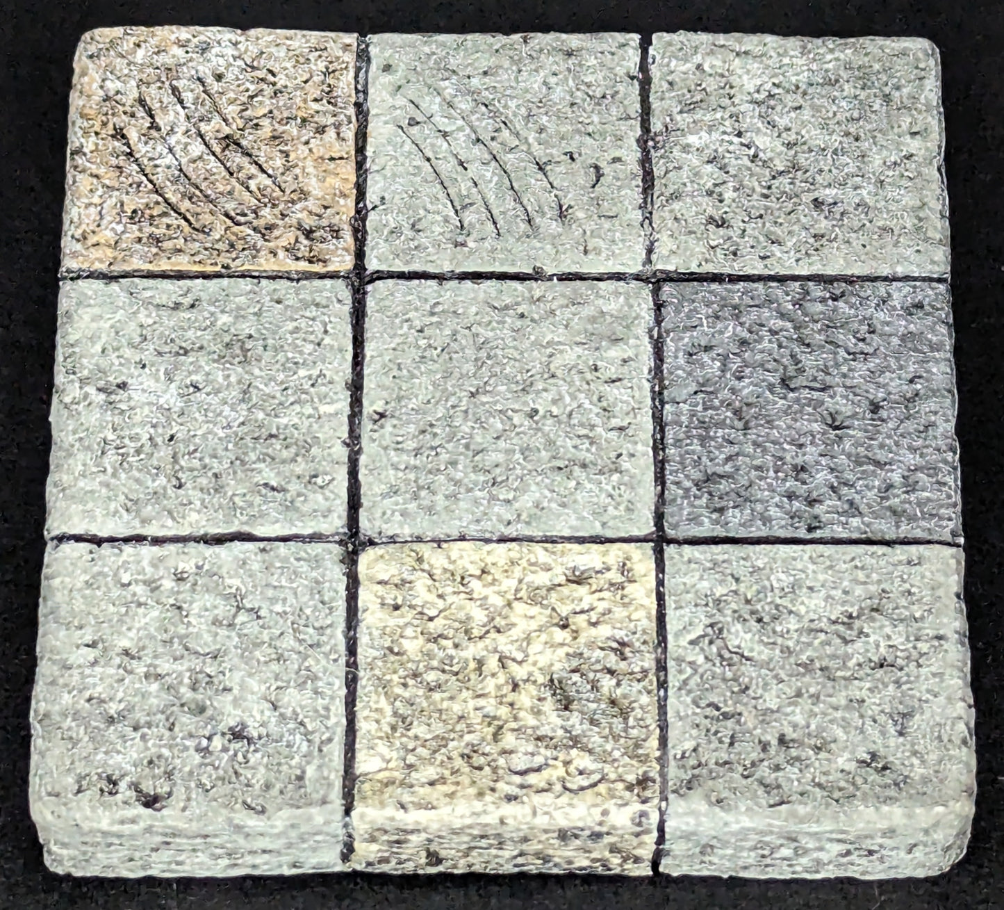 Dungeon Tile, Bloody "Turn Back", 3x3, Dual-sided