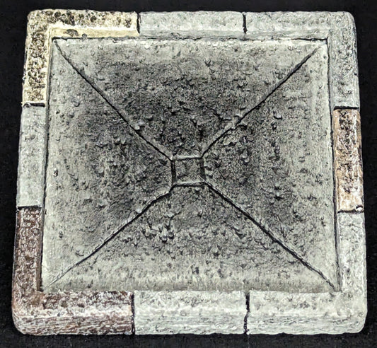 Dungeon/Castle Tiles, Pit Trap, 9 Tiles, 3" x 3"