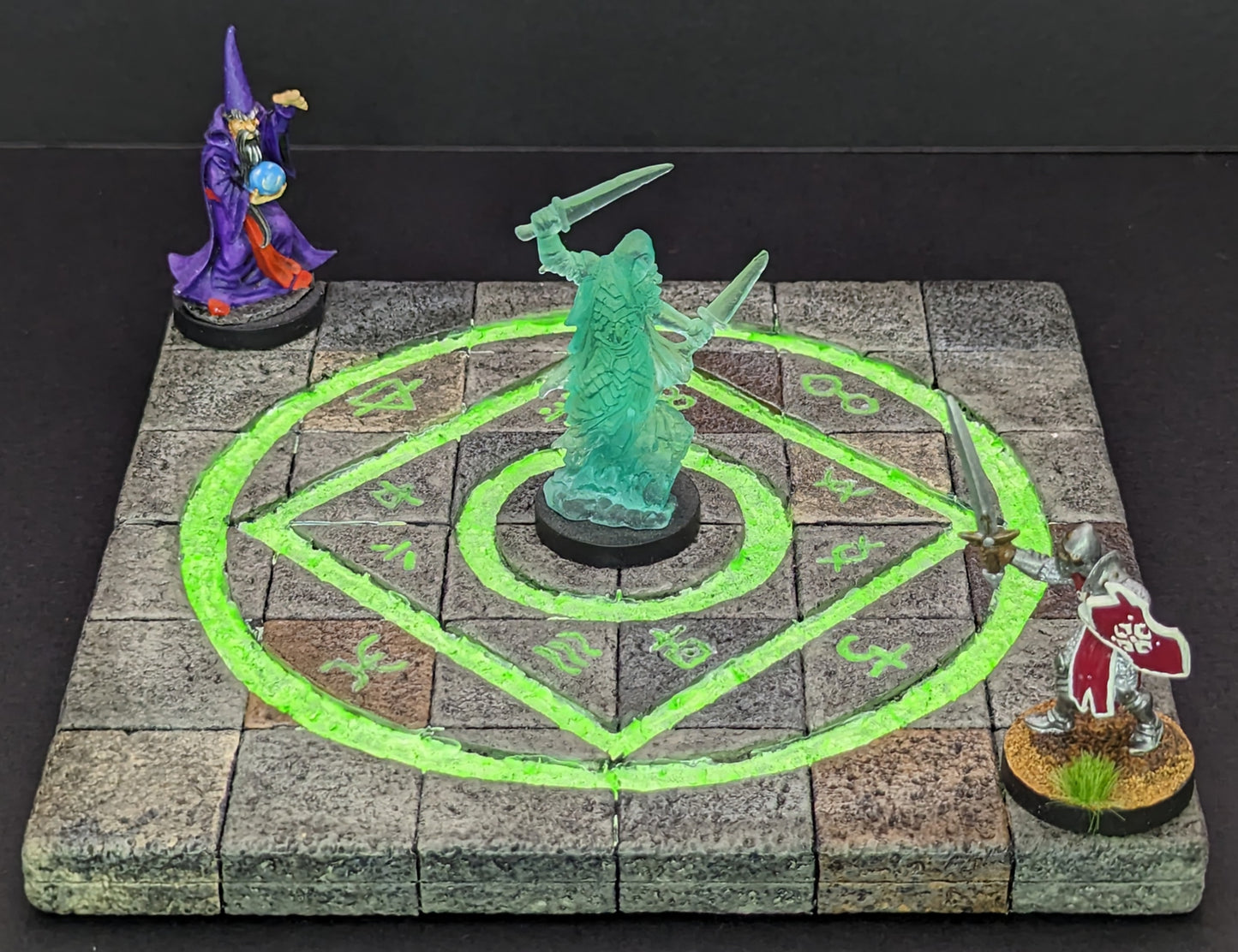 Dungeon/Castle Tile, Summoning Circle, 6" x 6