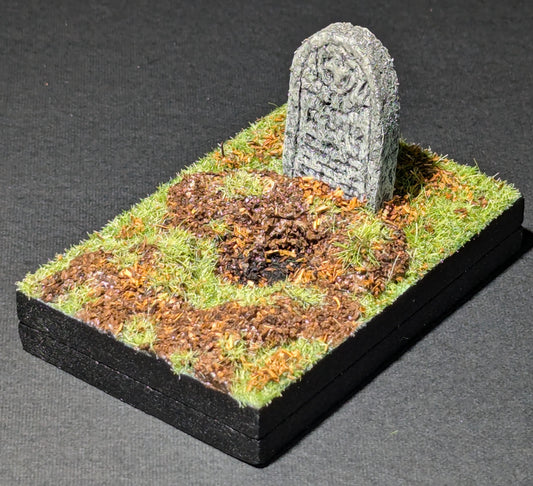 Graveyard Tile, 2" x 3", Vacated, Autumn