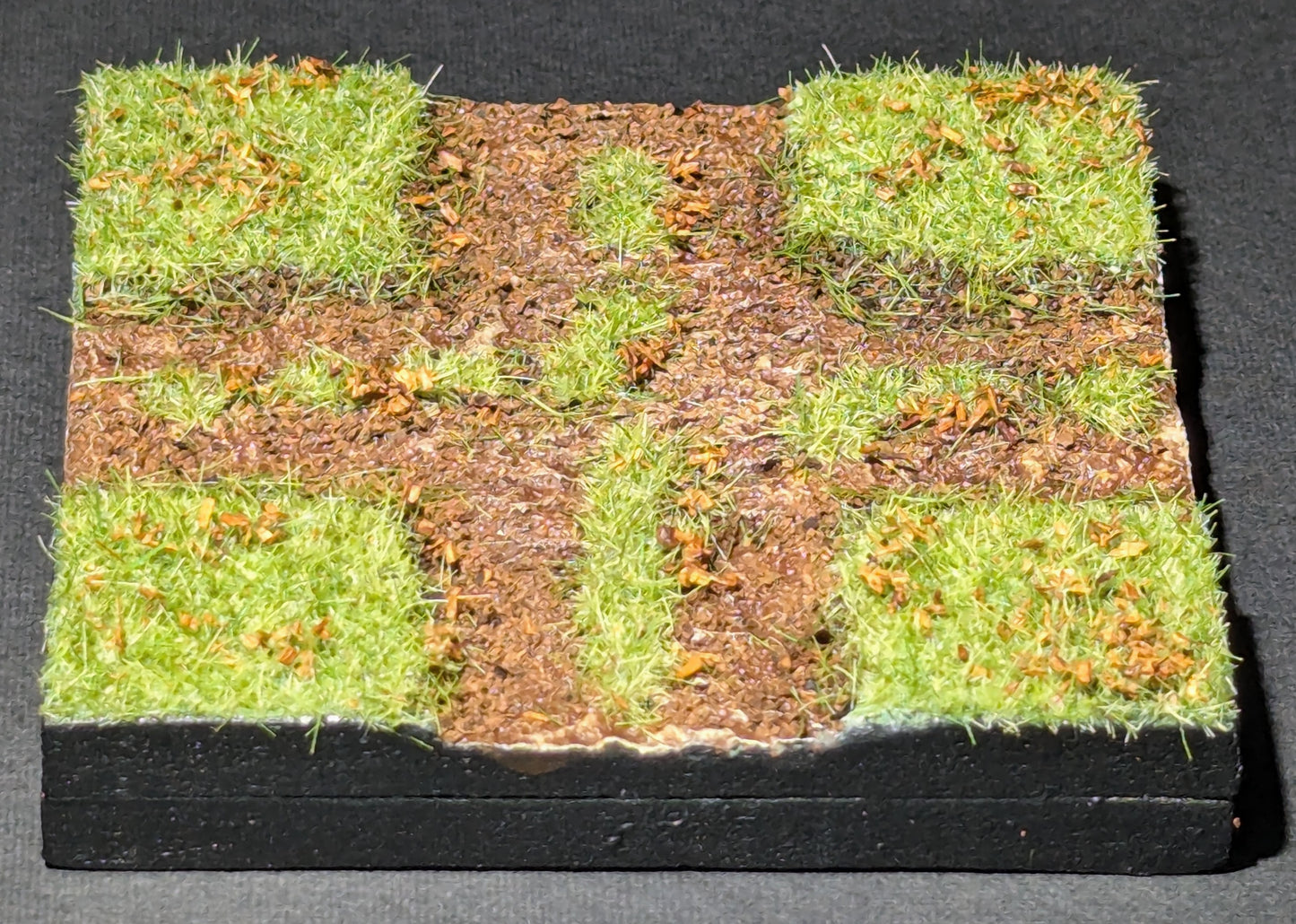 Dirt Road, 3" x 3", Crossroad, Autumn