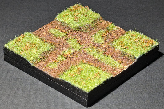 Dirt Road, 3" x 3", Crossroad, Autumn