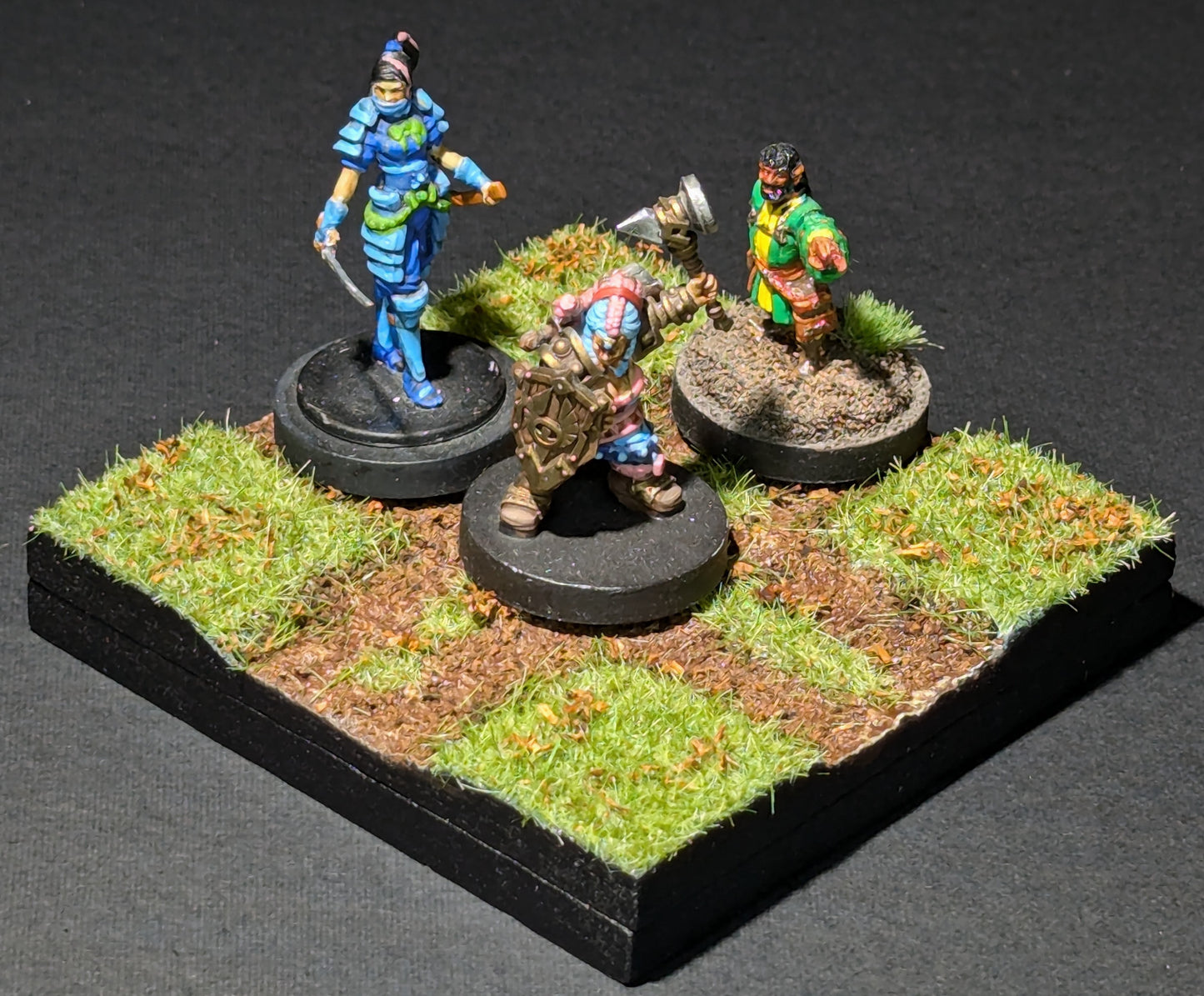 Dirt Road, 3" x 3", Crossroad, Autumn