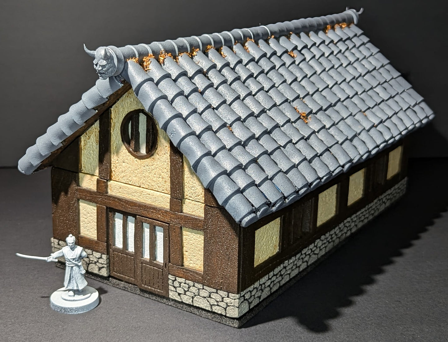Buildings, Medieval Japanese, House, Samurai, 4 x 8