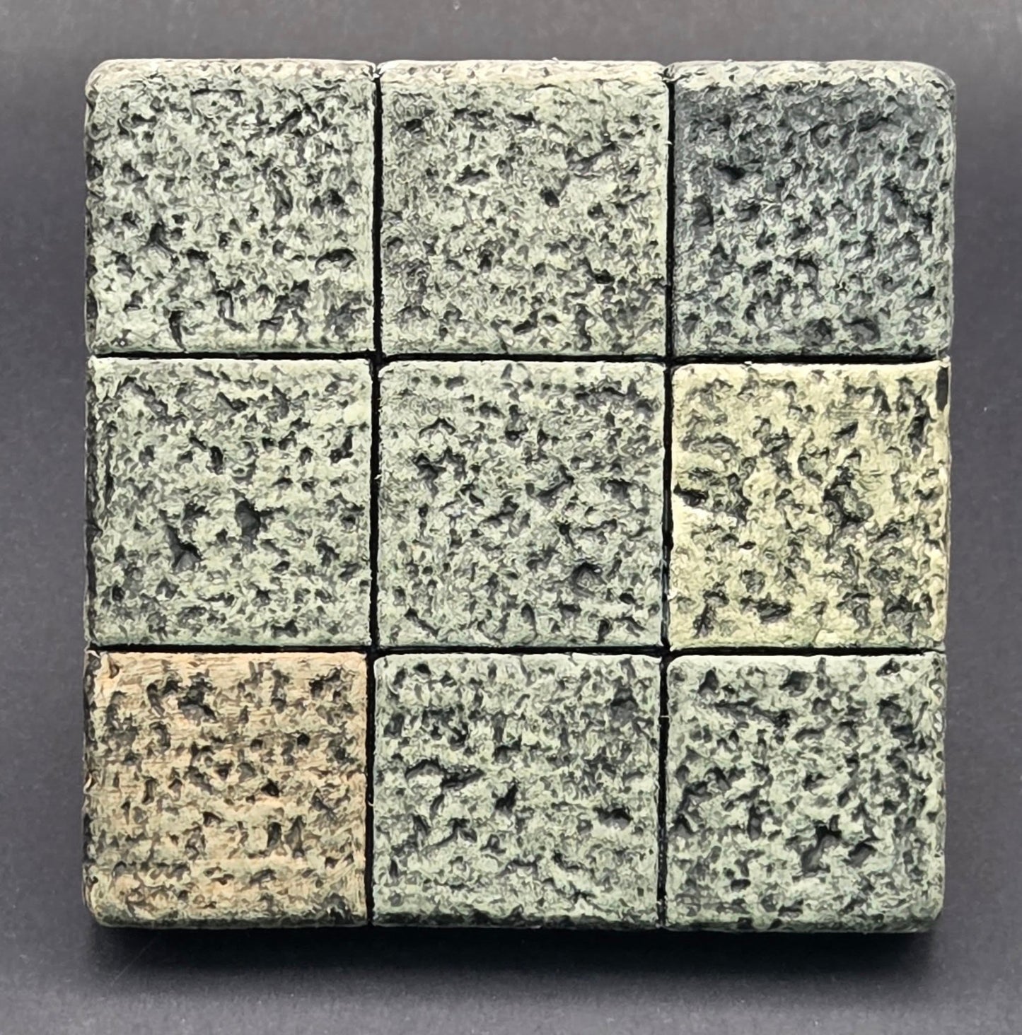 Dungeon/Castle Tile, 3" x 3", Stairs, Spiral, 1x1