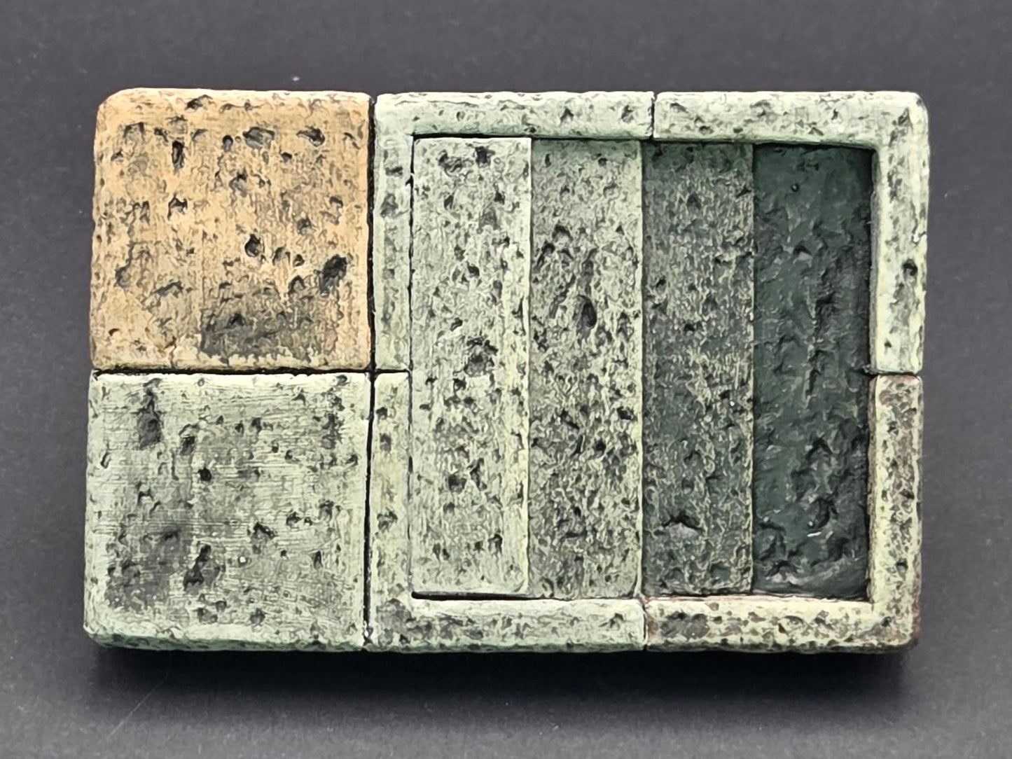 Dungeon/Castle Tile, 2" x 3", Stairs, Straight, 2x2