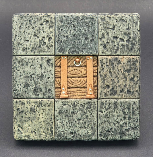 Dungeon/Castle Tile, 3" x 3", Trap Door, 1x1