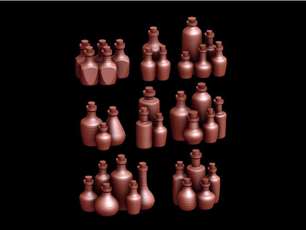 Potion Bottle Groups Collection, Simple