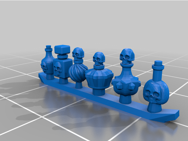 Skull Bottles Collection