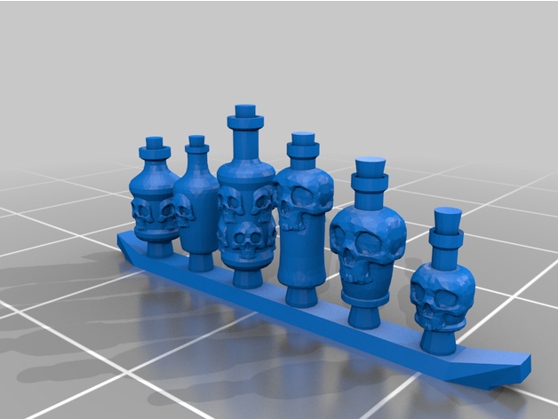 Skull Bottles Collection