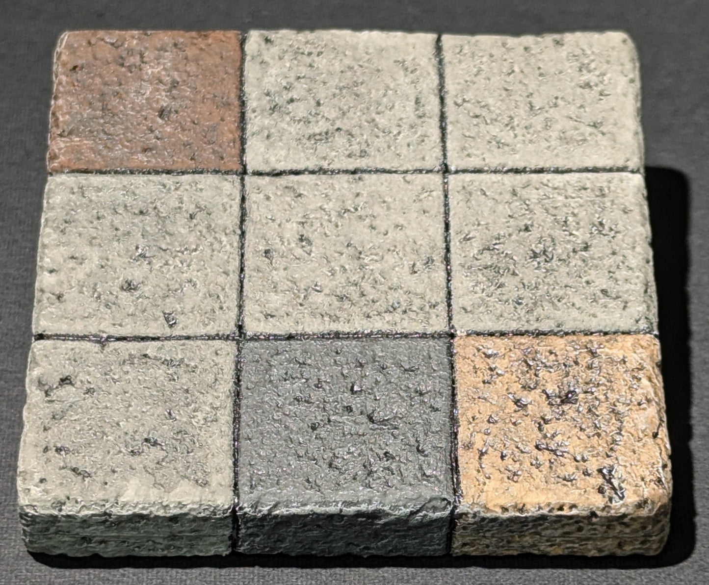 Dungeon/Castle Tile, 3" x 3", Stairs, 3x3