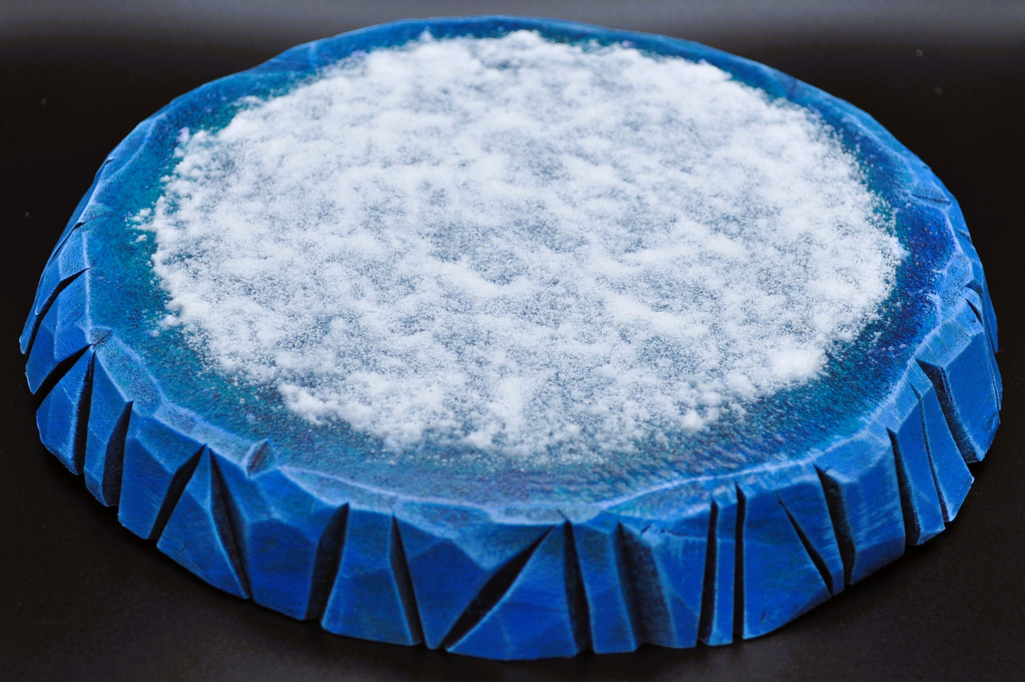 Round Icy Plateau, 8" x 1"