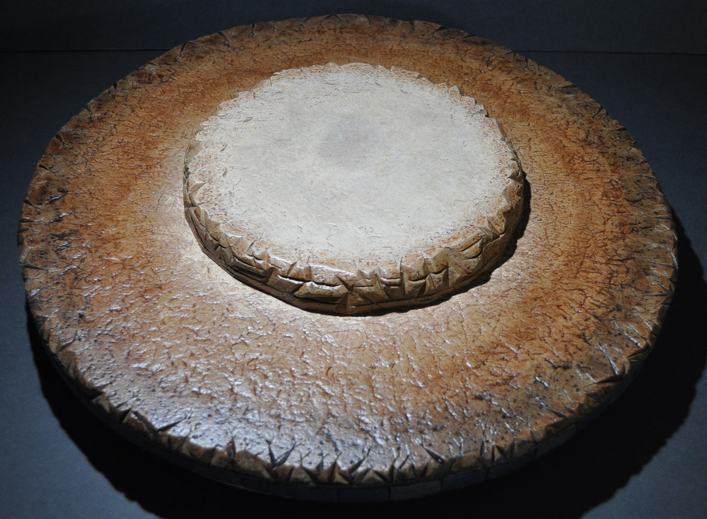 Round Rocky Plateau, 8"x1"