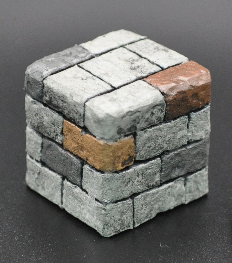 Stacker Block, Stone, 1"x1"x1"