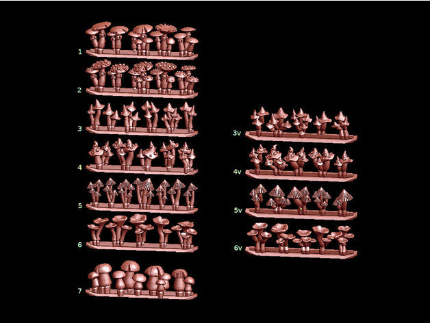 Mushroom Collection (150% Scale)