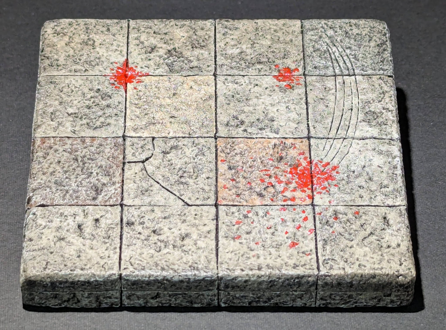 Dungeon Tile, 4" x 4", Blood Splatter