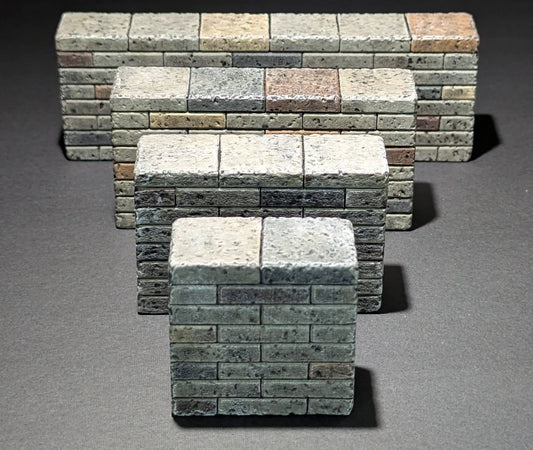 Stone Walls, High, Fine Brick Sets