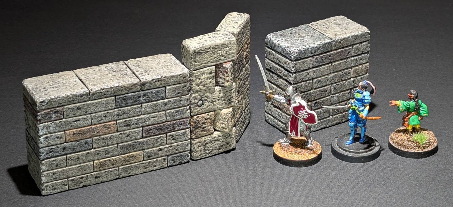 Dungeon/Castle, Door, Stone, Secret, 2" x 2-1/2"