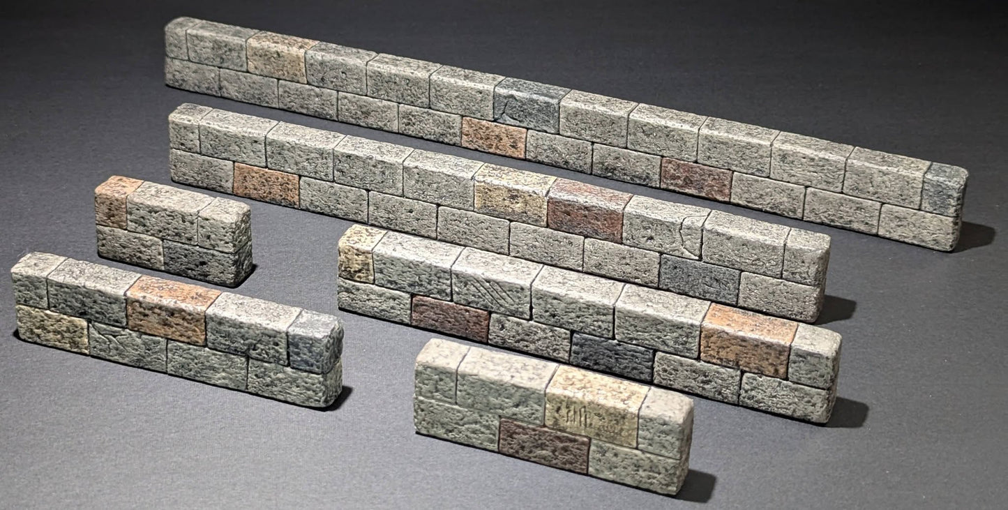 Stone Walls, Low, Thin Sets
