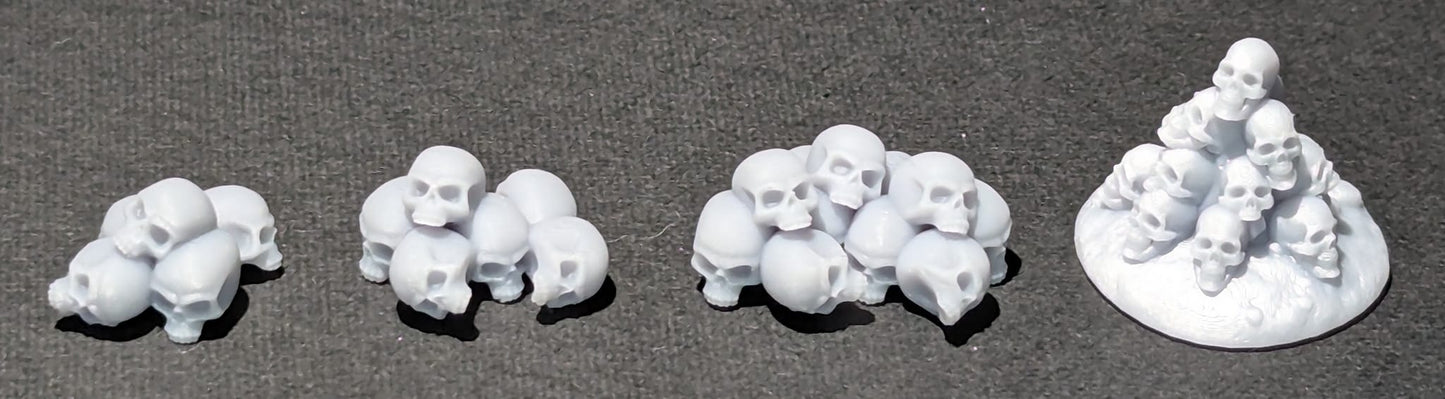 Human Skull Piles Collection